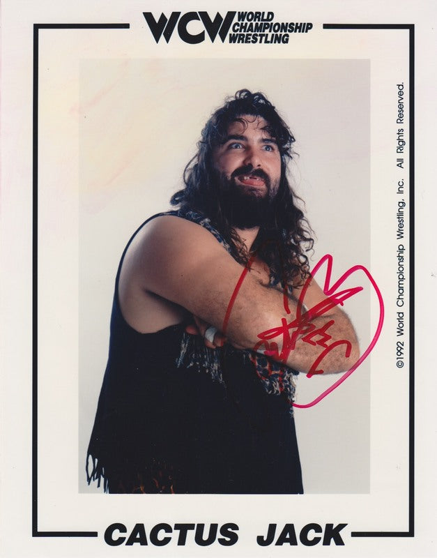 WCW Cactus Jack (signed) PW Catalog
