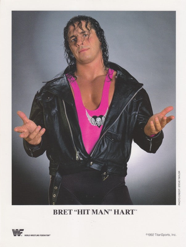1992 Bret "Hitman" &nbsp; Hart color PWcatalog