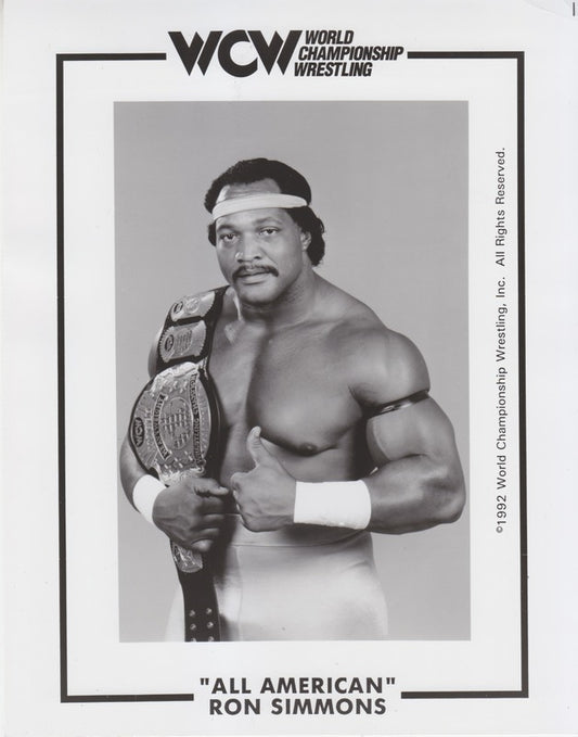 WCW CHAMPION All American Ron Simmons 