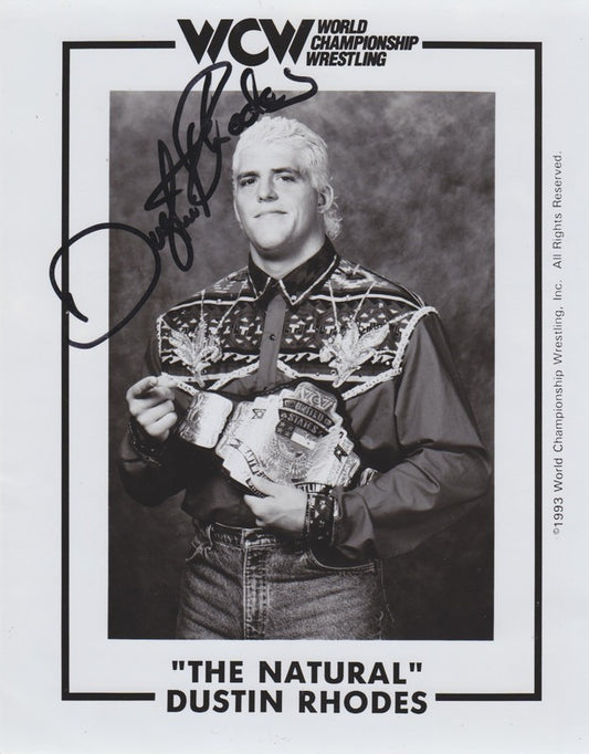 WCW U.S.CHAMPION Dustin Rhodes (Signed)