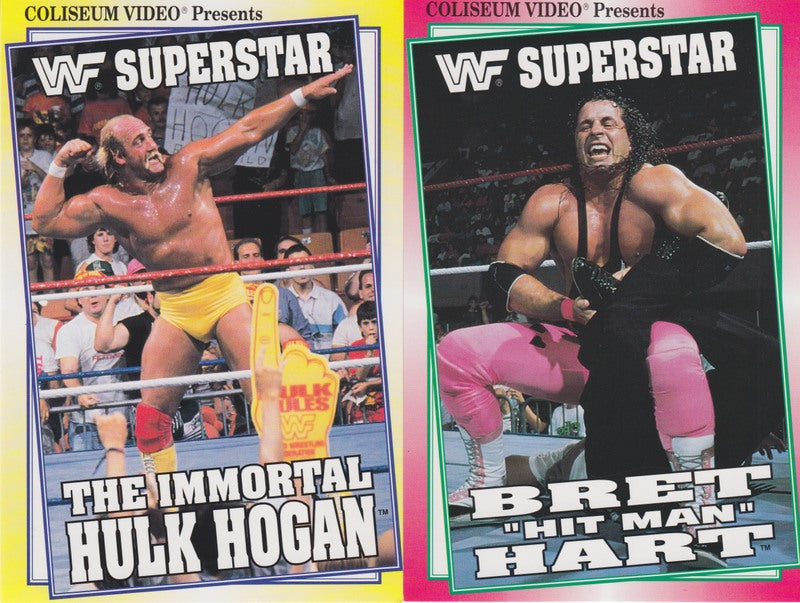 1993 Coliseum Video WWF Postcard Set (6) Nm approx 2017 value:$10 PW Catalog