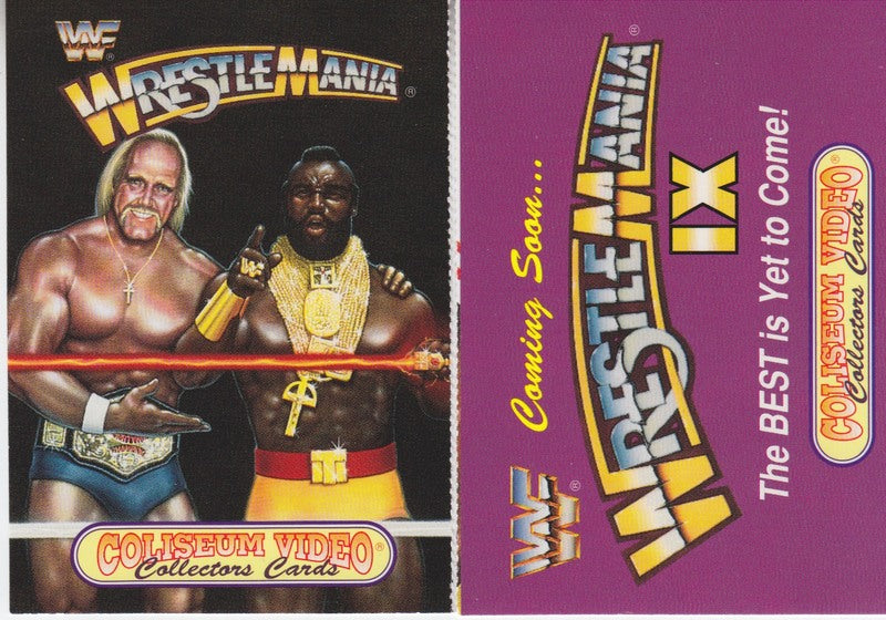 1993 Coliseum Video WWF Wrestlemania 9 Set (9) Nm approx 2017 value:$5