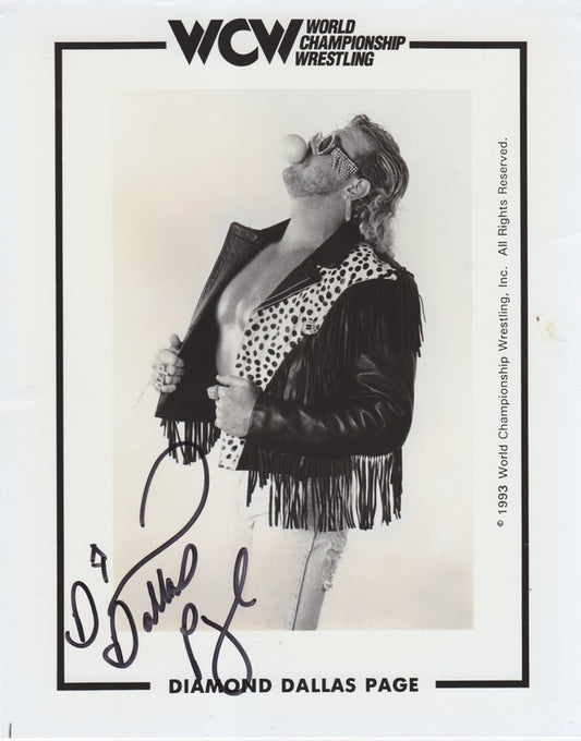 WCW Diamond Dallas Page (signed) 