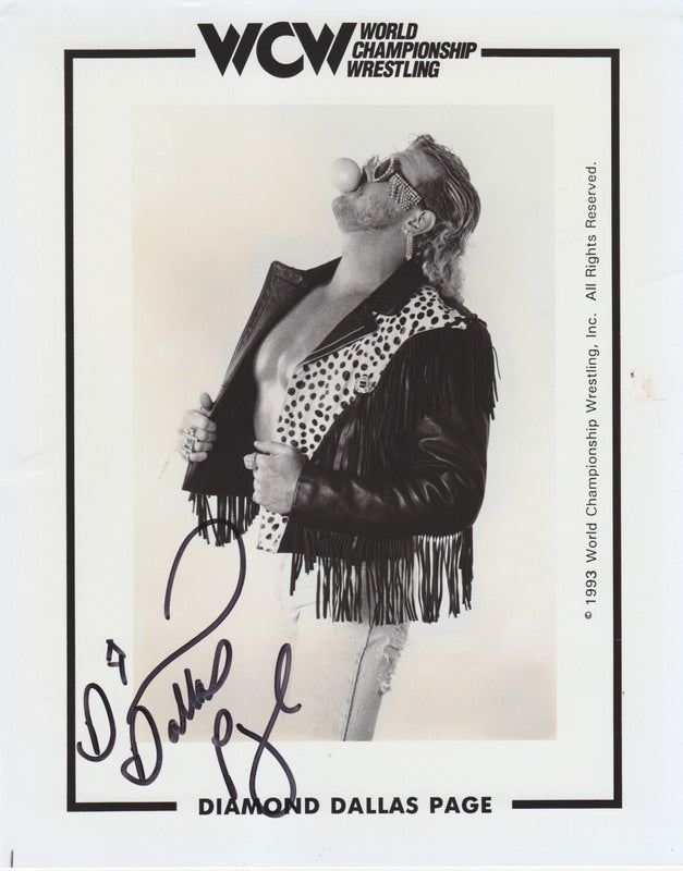 WCW Diamond Dallas Page (signed) PW Catalog