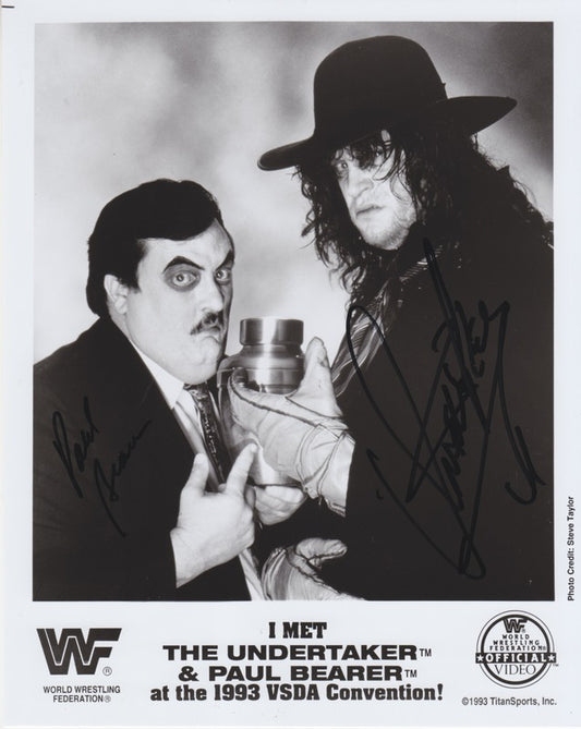 1993 Undertaker w/ Paul Bearer (Signed) Coliseum Video