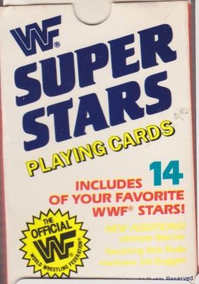 WWF 1988 playing cards PWcatalog