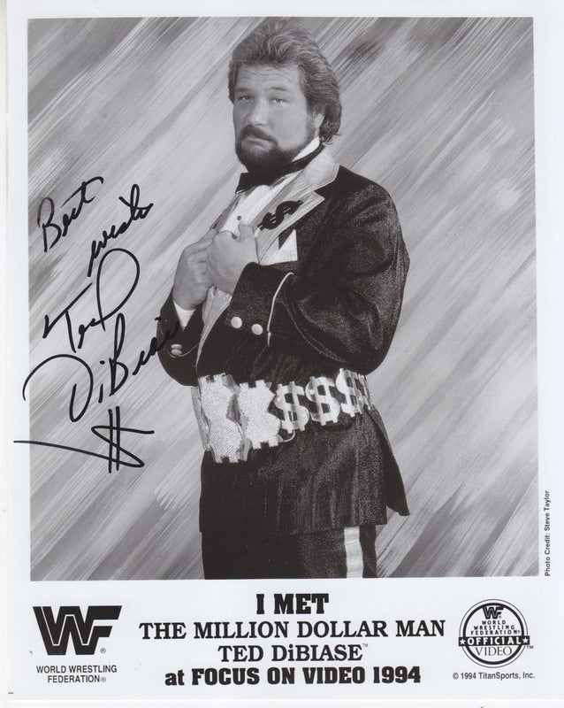 WWF-Promo-Photos1994-Million-Dollar-Man-Ted-Dibiase-Coliseum-Video-signed-