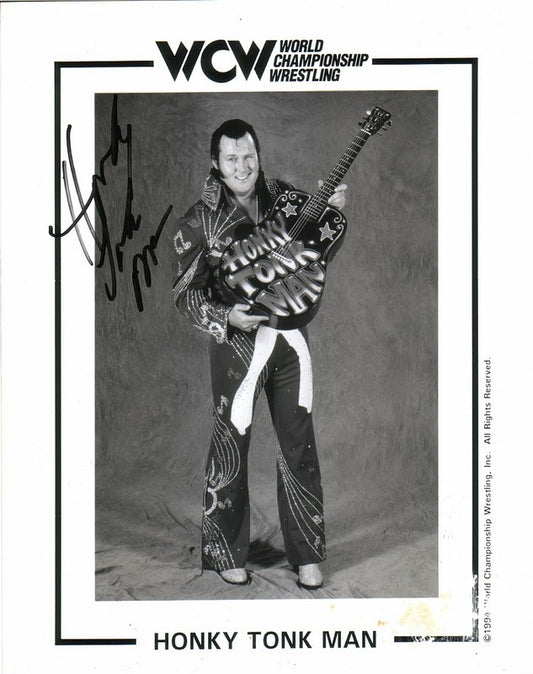 WCW Honky Tonk Man (signed) 