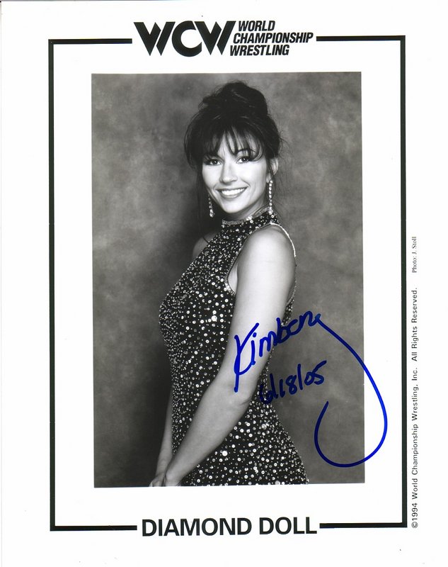 WCW Diamond Doll (signed Kimberly) 