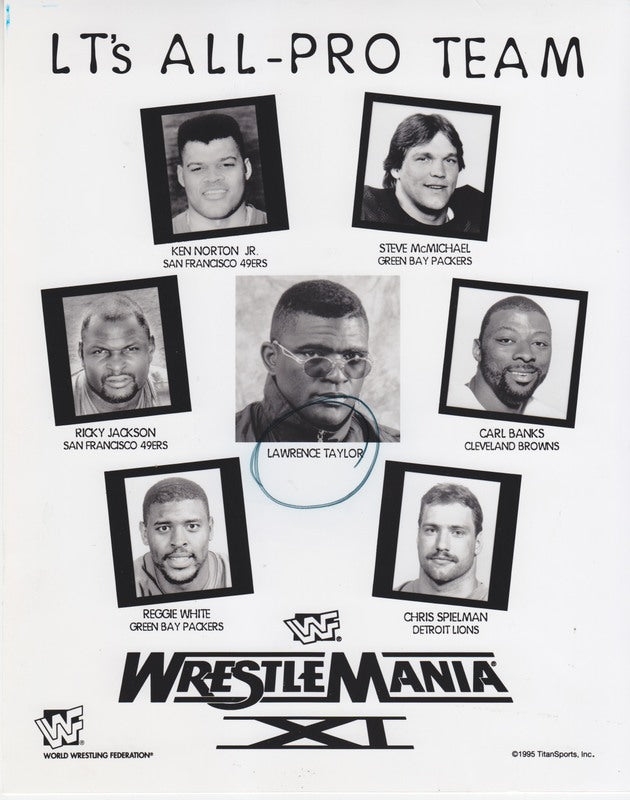 1995 Wrestlemania XI LT's All Pro Team PWcatalog