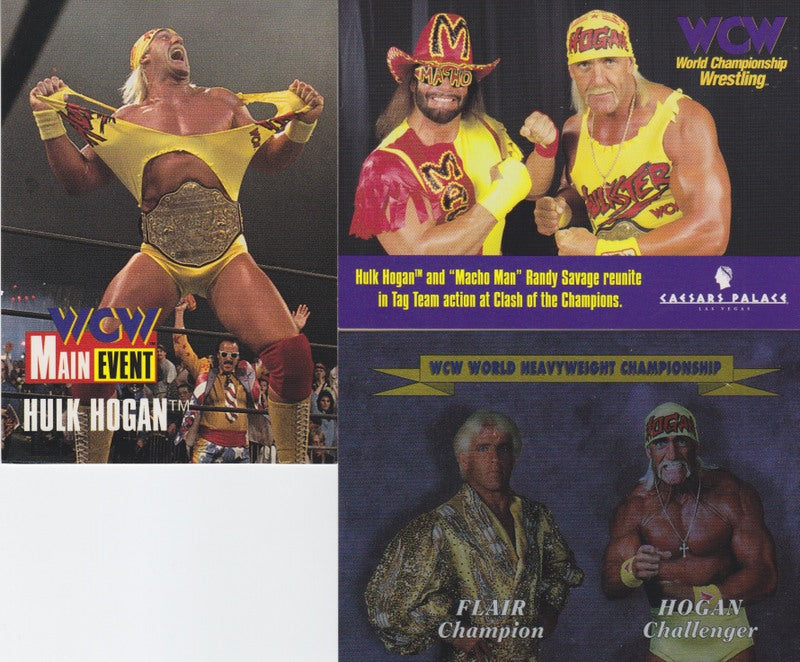 1995 Cardz WCW Main Event Set (100+4 Promos) Nm approx 2017 value:$60 PW Catalog