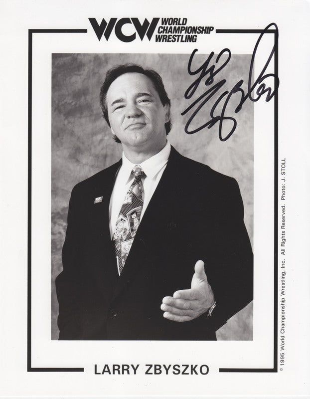 WCW Larry Zbyszko (signed) 