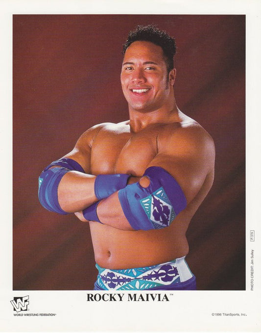 1996 Rocky Maivia P379 (debut promo) color PW Catalog