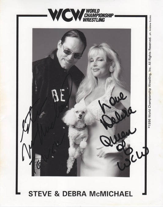 WCW Steve & Debra McMichael (Signed)