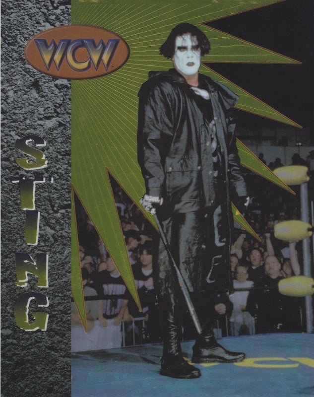 1997 WCW Chromium 8x10 Photo cards set (5) approx 2017 value:$75 PW Catalog