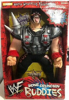 1999 WWF Jakks Pacific Bone Crunchin' Buddies Series 2 Hawk