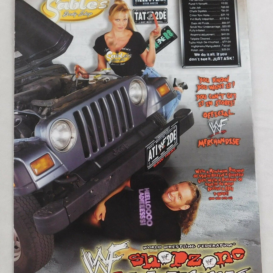 WWF Catalog 1998 Magazine PWcatalog