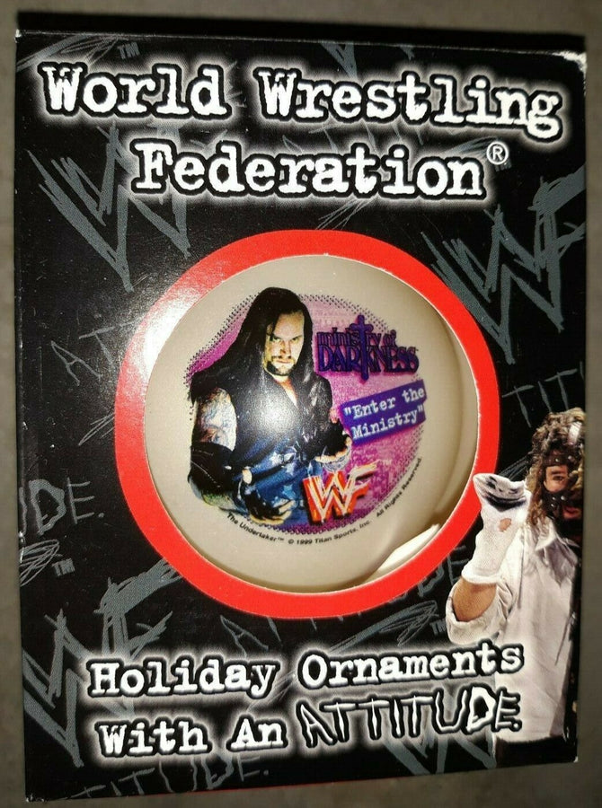 WWF Undertaker Christmas Ornament 1998