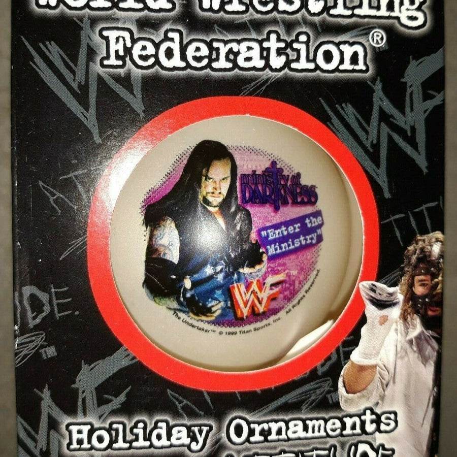 WWF Undertaker Christmas Ornament 1998 Pwcatalog