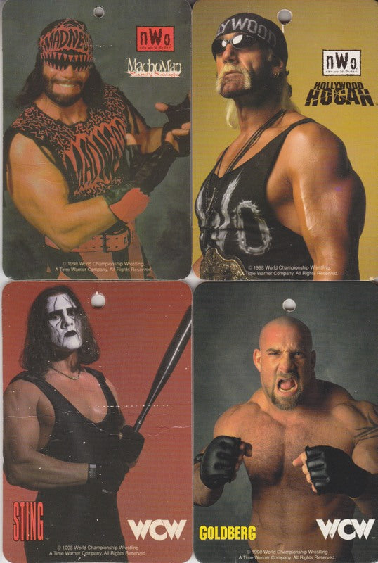 1998 WCW/NWO Air Freshener Card Set (4) Ex approx 2017 value:$20 PW Catalog