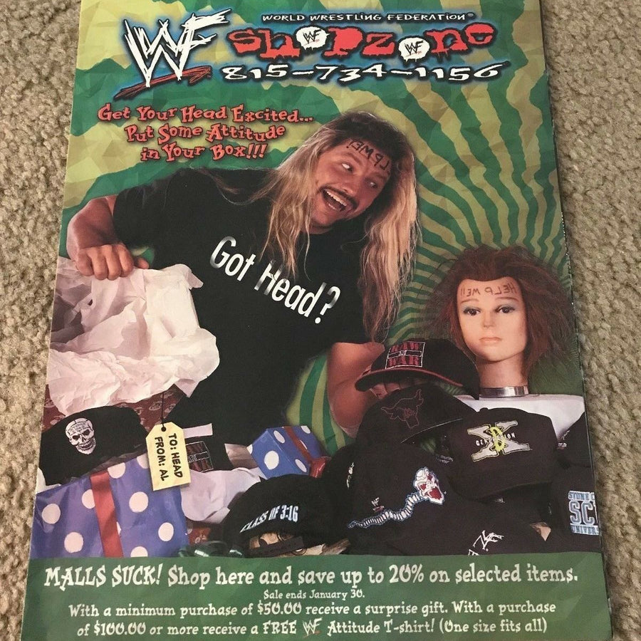 WWF Catalog 1998 Magazine PWcatalog