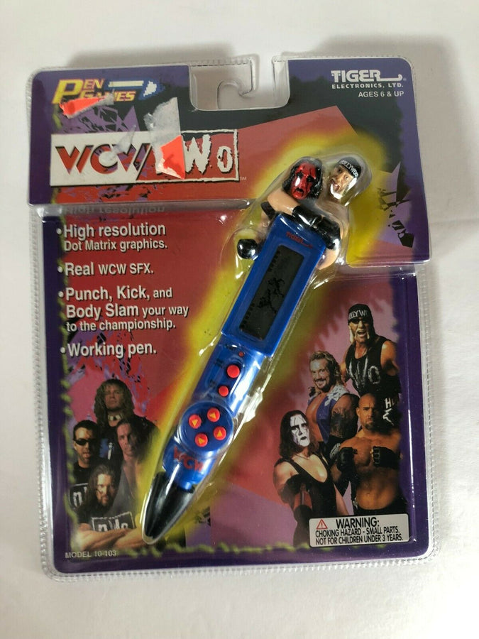 Sting Hulk Hogan WCW NWO Tiger Electronic Pen Games 1999