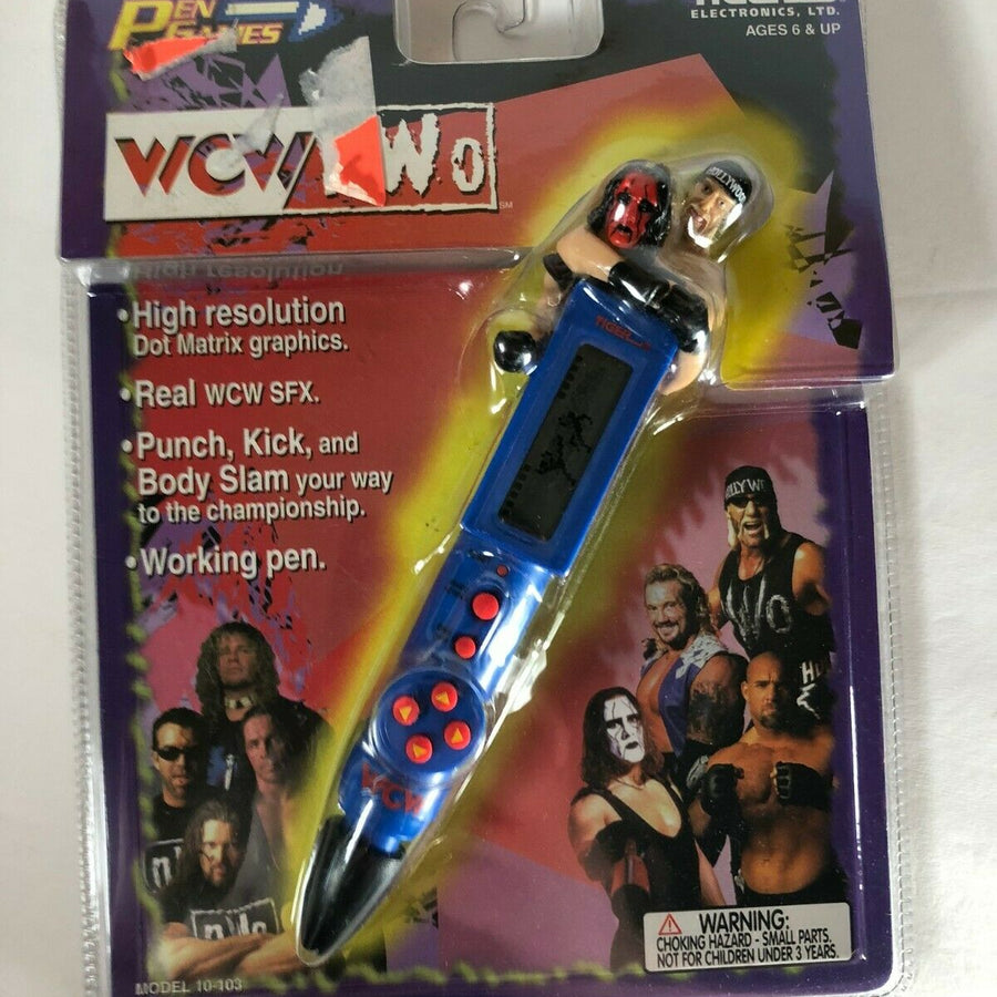 Sting Hulk Hogan WCW NWO Tiger Electronic Pen Games 1999 PWcatalog
