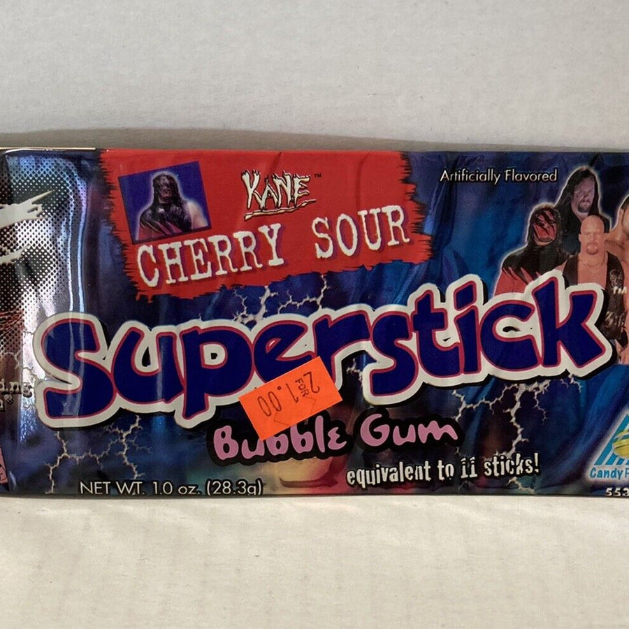WWF Kane Superstick 1999 Bubble Gum Cherry Sour PWcatalog