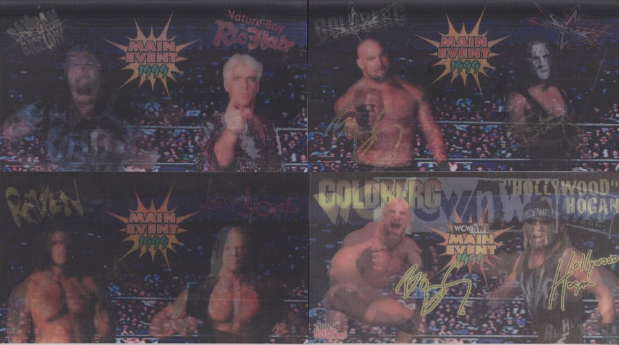 1999 WCW/NWO Nitro Street Rods Lenticular set (12) approx value: $75 PW Catalog