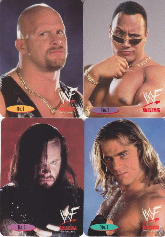 1999 WWF Smashmag card set (20) approx 2017 value:$30 PW Catalog