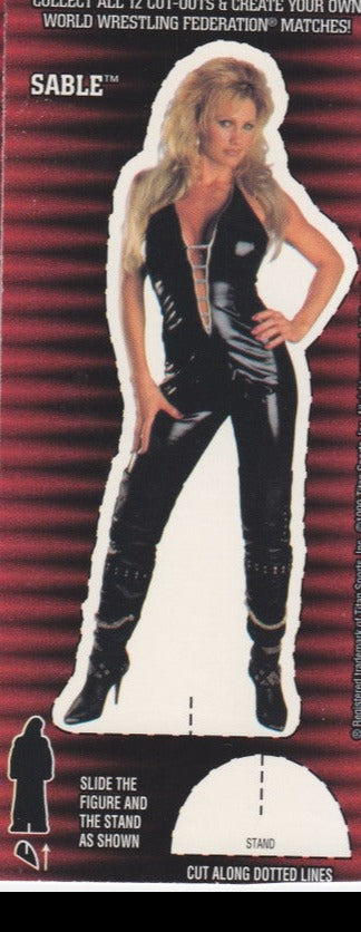Sable WWF Ice Cream Cut-out 1999 Good Humor PW Catalog