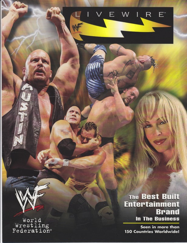 1999 WWF TV Promotional Livewire 8.5x11 PW Catalog