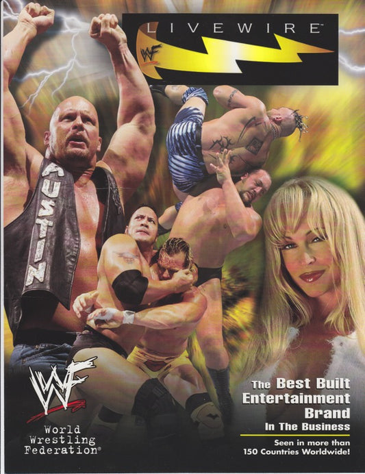 1999 WWF TV Promotional Livewire 8.5x11 PW Catalog