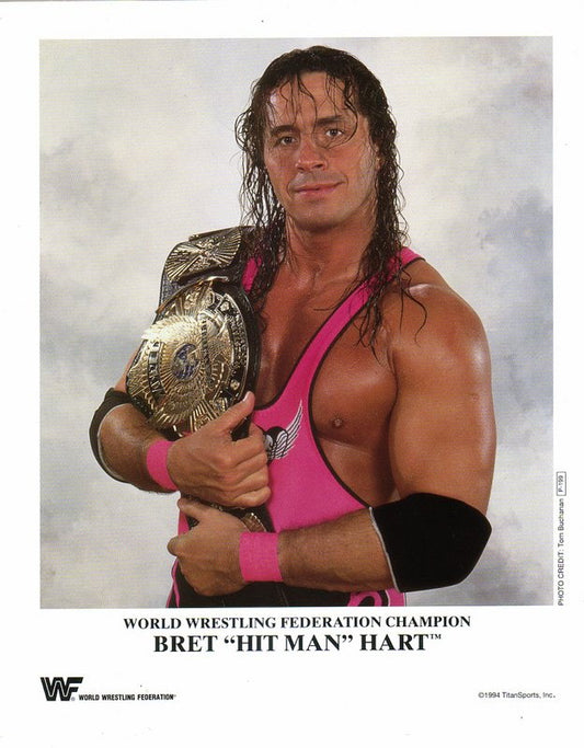 1994 WWF CHAMPION Bret "Hitman" Hart P199 color 