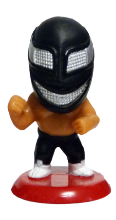 CharaPro Mini Big Heads/Pro-Kaku Heroes 7 Super Strong Machine [With Black Mask] Action & Toy Figures PWcatalog