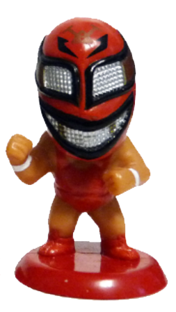 CharaPro Mini Big Heads/Pro-Kaku Heroes 7 Super Strong Machine [With Red Mask] Action & Toy Figures PWcatalog
