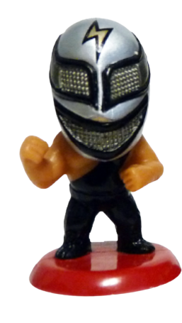 CharaPro Mini Big Heads/Pro-Kaku Heroes 7 Super Strong Machine [With Silver Mask] Action & Toy Figures PWcatalog