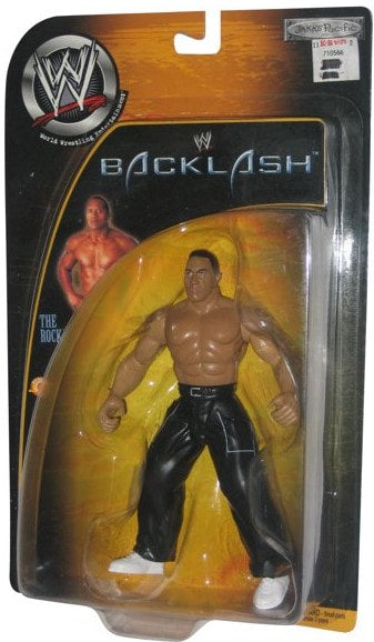 2002 WWE Jakks Pacific Backlash Series 1 The Rock [Exclusive]