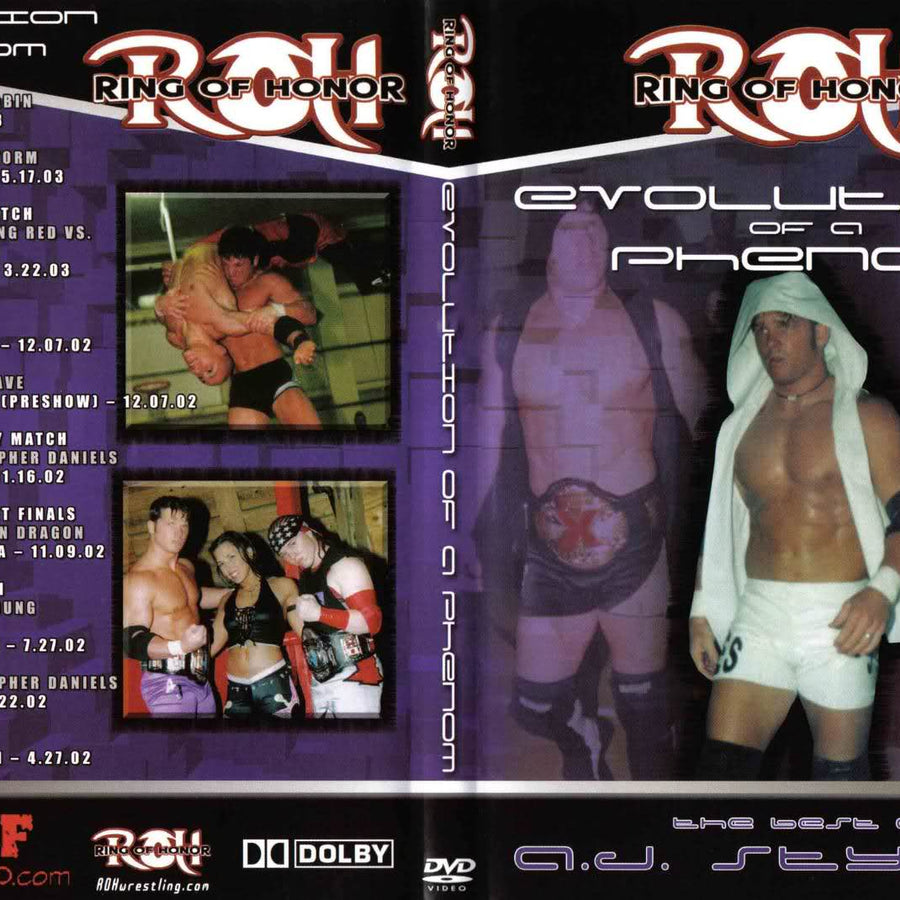 evolution of a phenom the best of aj styles DVDs & Videos Pwcatalog