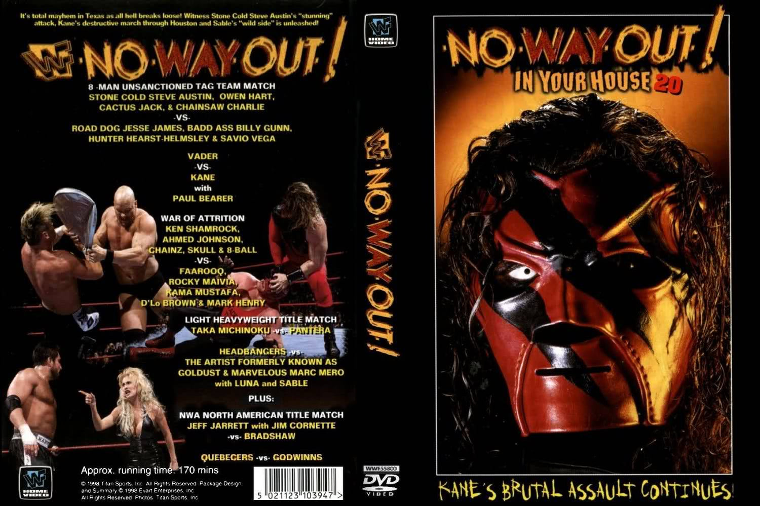 In Your House 20 DVDs & Videos Pwcatalog