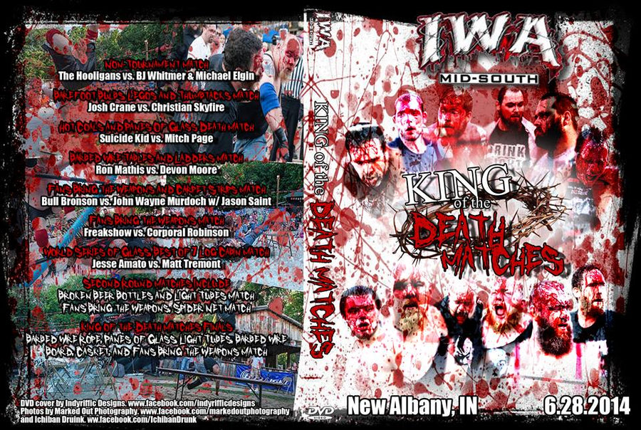 iwa mid south king of the deathmatches 2014 DVDs & Videos Pwcatalog