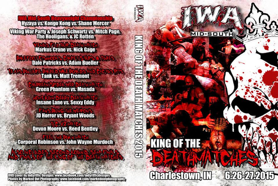 iwa mid south king of the deathmatches 2015 DVDs & Videos Pwcatalog
