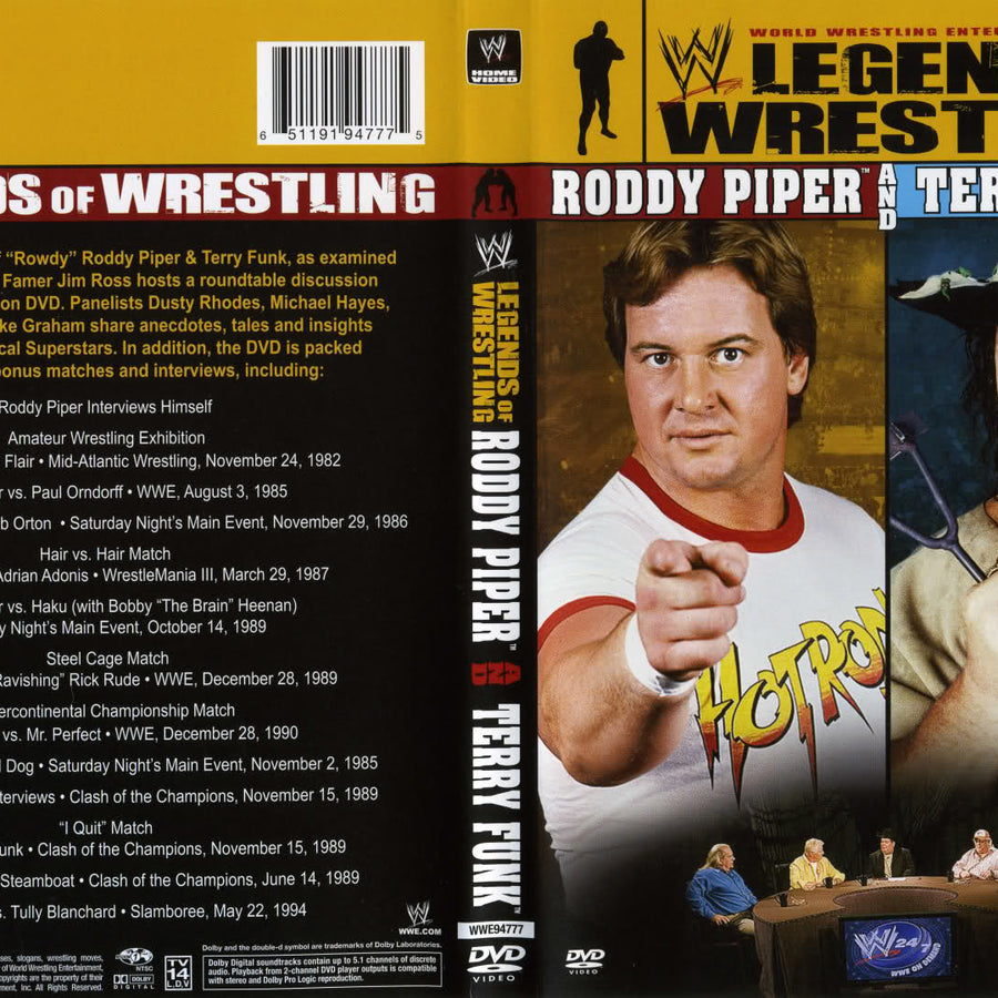 legends of wrestling roddy piper and terry funk DVDs & Videos Pwcatalog