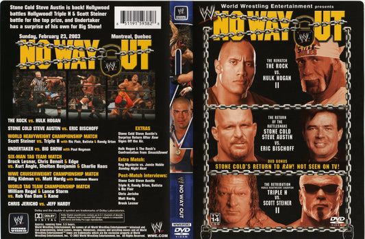 no way out 2003 DVDs & Videos Pwcatalog