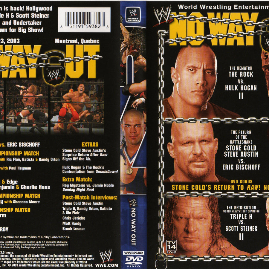 no way out 2003 DVDs & Videos Pwcatalog