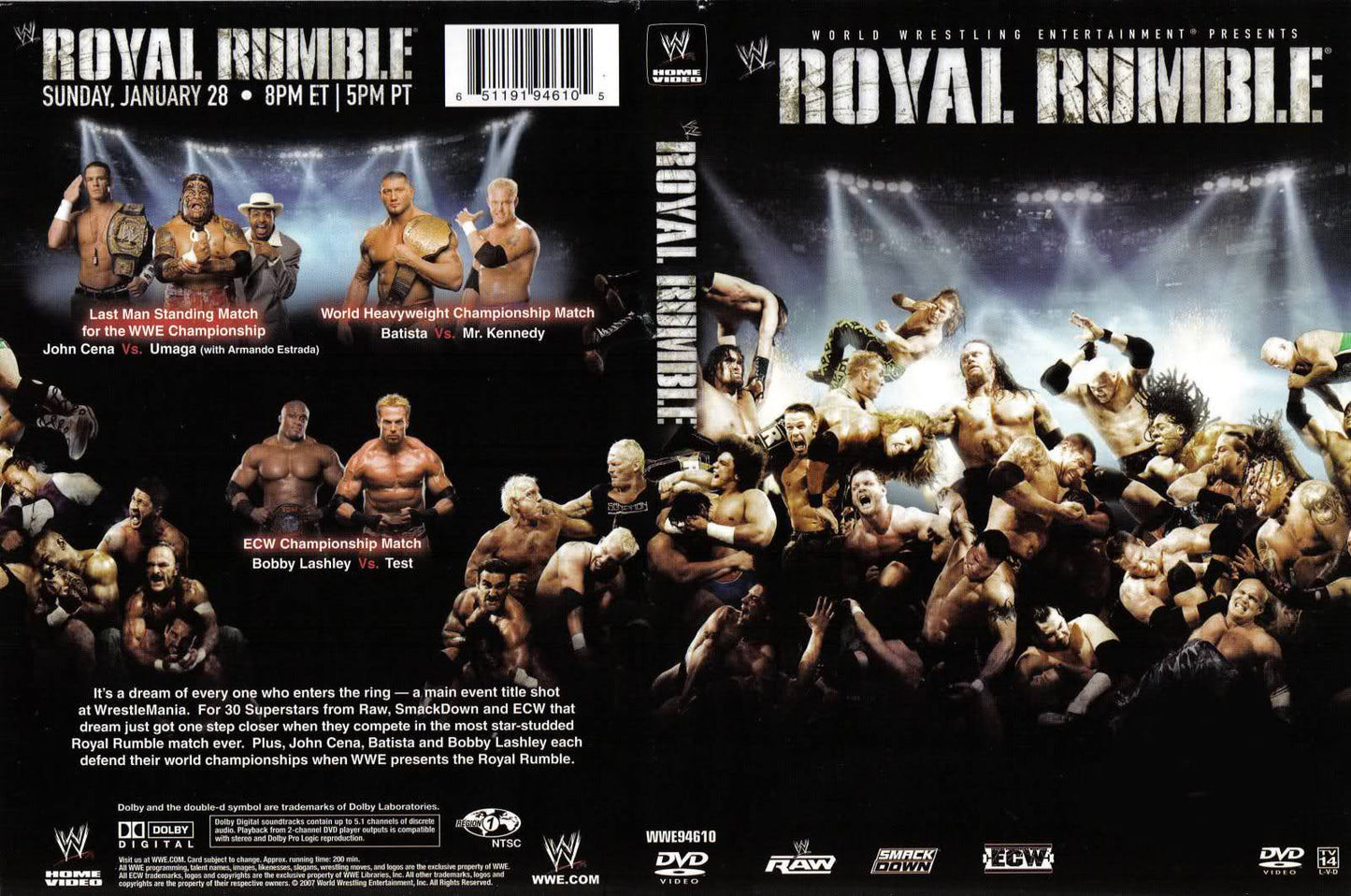 Royal Rumble 2007 DVDs & Videos Pwcatalog