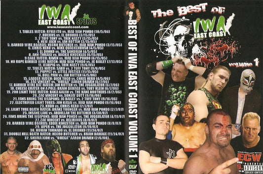 the best of iwa east coast - volume 1 DVDs & Videos Pwcatalog