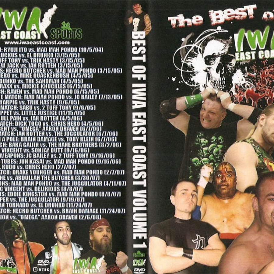 the best of iwa east coast - volume 1 DVDs & Videos Pwcatalog