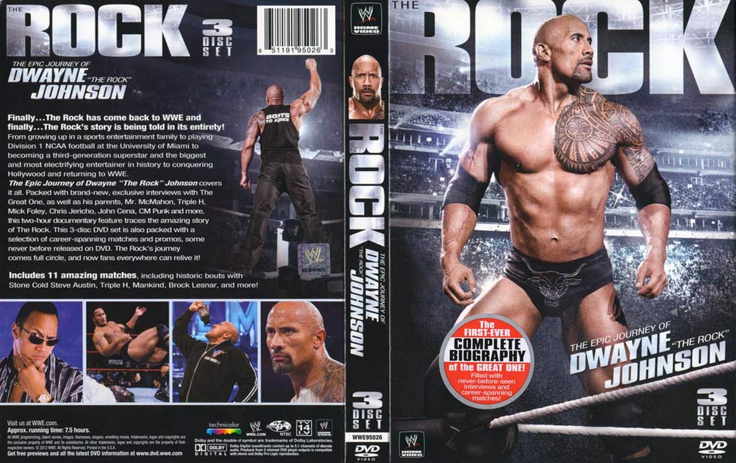 the epic journey of dwayne the rock johnson DVDs & Videos Pwcatalog