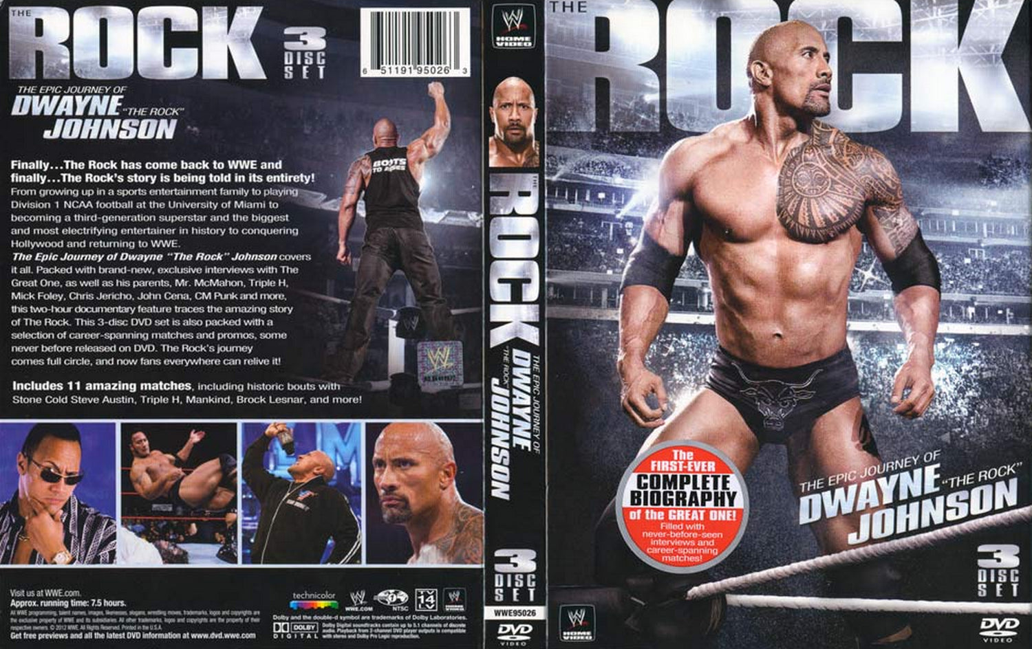 the epic journey of dwayne the rock johnson DVDs & Videos Pwcatalog